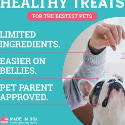 Etta Says! Sit! Training Treats for Dogs Bacon Flavor, 6-oz