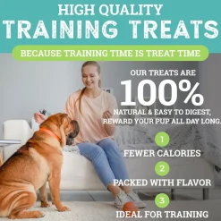 Etta Says! Sit! Training Treats for Dogs Cheddar Cheese Flavor, 16-oz