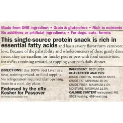 Evanger's Freeze-Dried Beef Liver Dog & Cat Treats (4.6 oz)