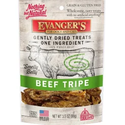 Evanger's Nothing but Natural Gently Air Dried Beef Tripe Dog & Cat Treats (3.5 oz)