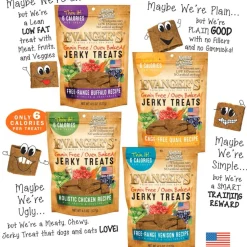Evanger's Nothing But Natural Holistic Chicken Recipe Jerky Dog Treats (4.5 oz)