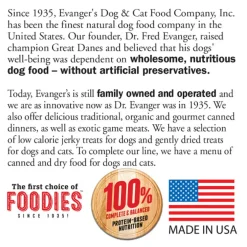 Evanger's Super Premium Venison & Beef Dinner Grain-Free Wet Dog Food, (12.8-oz x 12 cans)