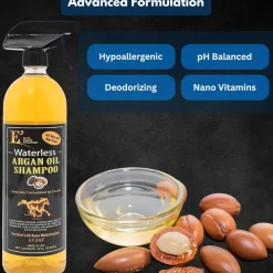 E3 Waterless Argan Oil Shampoo for Horses (32 oz)
