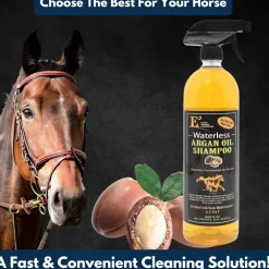 E3 Waterless Argan Oil Shampoo for Horses (32 oz)
