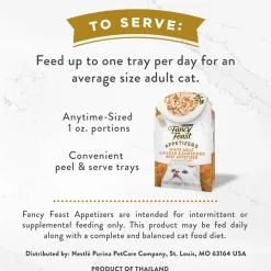 Fancy Feast Appetizers Grain-Free White Meat Chicken & Shredded Beef Appetizer in Savory Broth Wet Cat Food, 1.1-oz tray, case of 10