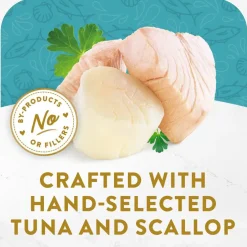 Fancy Feast Appetizers Light Meat Tuna with a Scallop Topper Lickable Cat Treats, 1.1-oz tray, case of 10