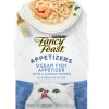Fancy Feast Appetizers Oceanfish with a Shrimp Topper Lickable Cat Treats, 1.1-oz tray, case of 10