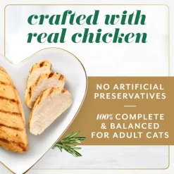 Fancy Feast Gems Mousse Pate Chicken & Gravy Halo Wet Cat Food (2 oz x 16 trays)