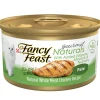 Fancy Feast Gourmet Naturals White Meat Chicken Recipe Pate Canned Cat Food, 3-oz, case of 12