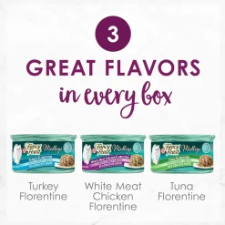 Fancy Feast Medleys Florentine Wet Cat Food Variety Pack, 3-oz case of 24