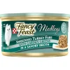 Fancy Feast Medleys Shredded Turkey Fare in Broth Wet Cat Food, 3-oz case of 24
