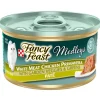 Fancy Feast Medleys White Meat Chicken Primavera Pate Wet Cat Food, 3-oz case of 24