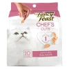 Fancy Feast Purely Natual Hand-Flaked Salmon Cat Treats (10 pouches)