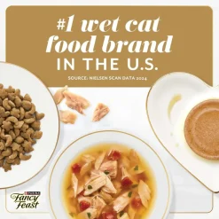 Fancy Feast Purely Natual Hand-Flaked Salmon Cat Treats (10 pouches)