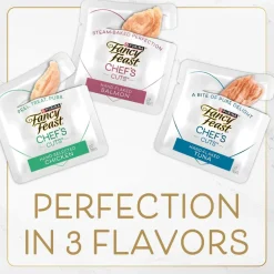 Fancy Feast Purely Natual Hand-Flaked Tuna Cat Treats (10 pouches)