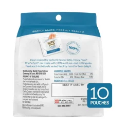 Fancy Feast Purely Natual Hand-Flaked Tuna Cat Treats (10 pouches)