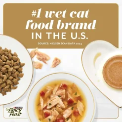 Fancy Feast Purely Natual Hand-Selected Chicken Cat Treats (10 pouches)