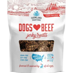 Farmland Traditions Dogs Love Beef Grain-Free Jerky Dog Treats