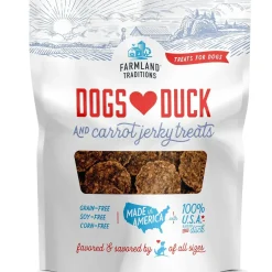 Farmland Traditions Dogs Love Duck & Carrot Grain-Free Jerky Dog Treats
