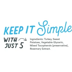 Farmland Traditions Dogs Love Turkey & Sweet Potato Grain-Free Jerky Dog Treats