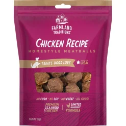 Farmland Traditions Homestyle Chicken Meatballs Dog Treats