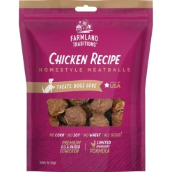 Farmland Traditions Homestyle Chicken Meatballs Dog Treats
