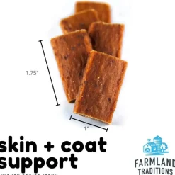 Farmland Traditions Simple Snacks Skin & Coat Support Chicken Jerky Dog Treats