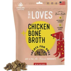 Farmland Traditions Tiny Loves Chicken with Bone Broth Jerky Dog Treats