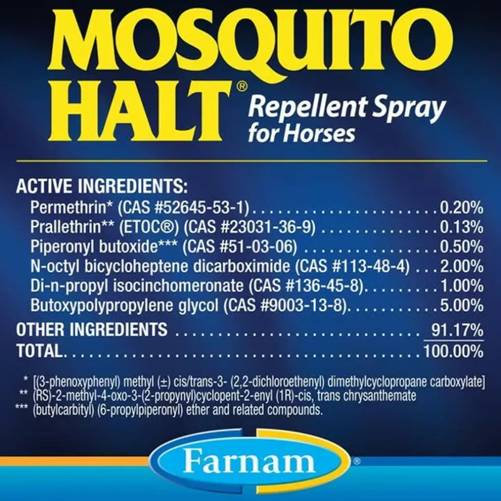 Farnam Mosquito Halt Repellent Spray (32 oz)