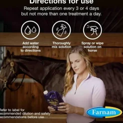 Farnam Repel-X Pe Emulsifiable Fly Repellent Horse Spray (Gallon)