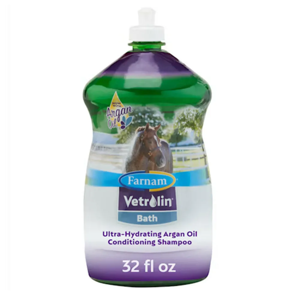 Farnam Vetrolin Bath Ultra Hydrating and Conditioning Shampoo For Horse (32 oz)