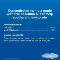 Farnam Vetrolin Liniment Muscle & Joint Pain Relief For Horses Spray (20 oz)
