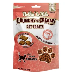 Fieldcrest Farms Nothin' to Hide Collagen Cat Treats, Salmon Flavor