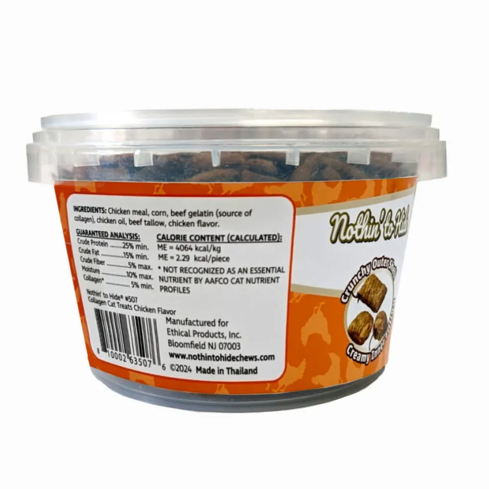 Fieldcrest Farms Nothin' to Hide Collagen Chicken Treats For Cats