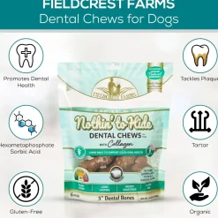 Fieldcrest Farms Nothin' to Hide Dental Bone Beef Dog Treat 3