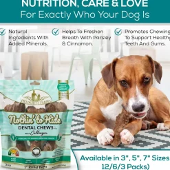 Fieldcrest Farms Nothin' to Hide Dental Bone Beef Dog Treat 3