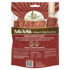 Fieldcrest Farms Nothin' to Hide Collagen & Bully Flip Chips Treats for Dogs (8 pack)