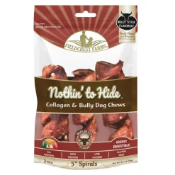 Fieldcrest Farms Nothin' to Hide Collagen & Bully Spirals Treats For Dogs