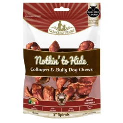 Fieldcrest Farms Nothin' to Hide Collagen & Bully Spirals Treats For Dogs