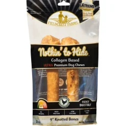 Fieldcrest Farms Nothin' to Hide (Ultra) Knotted Bone 9" Chicken Treats For Dogs