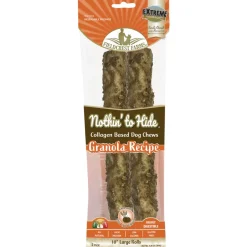 Fieldcrest Farms Nothin' to Hide Granola Roll Dog Treat, 2-pack
