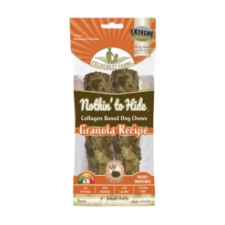 Fieldcrest Farms Nothin' to Hide Granola Roll Dog Treat, 2-pack