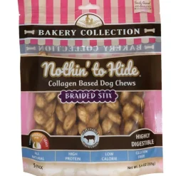 Fieldcrest Farms Nothin' to Hide Bakery Collection Braided Stix Beef Dog Treat