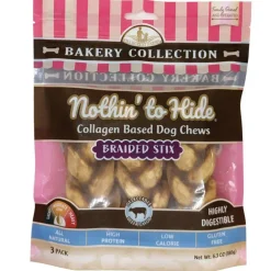 Fieldcrest Farms Nothin' to Hide Bakery Collection Braided Stix Beef Dog Treat