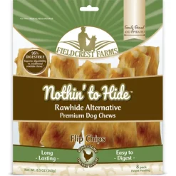 Fieldcrest Farms Nothin' to Hide Chicken Flavor Flip Chips Chew Treats For Dogs (8 ct)