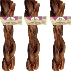 Fieldcrest Farms Premium Dog Chews 9" Braided Bully Stick