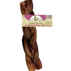 Fieldcrest Farms Premium Dog Chews 6" Braided Bully Stick