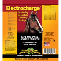 Finish Line Electrocharge Fast-Acting Electrolyte Paste for Horses (60 cc)