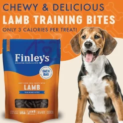 Finley's Barkery Lamb Recipe Soft Chew Training Bites Dog Treats, 6-oz