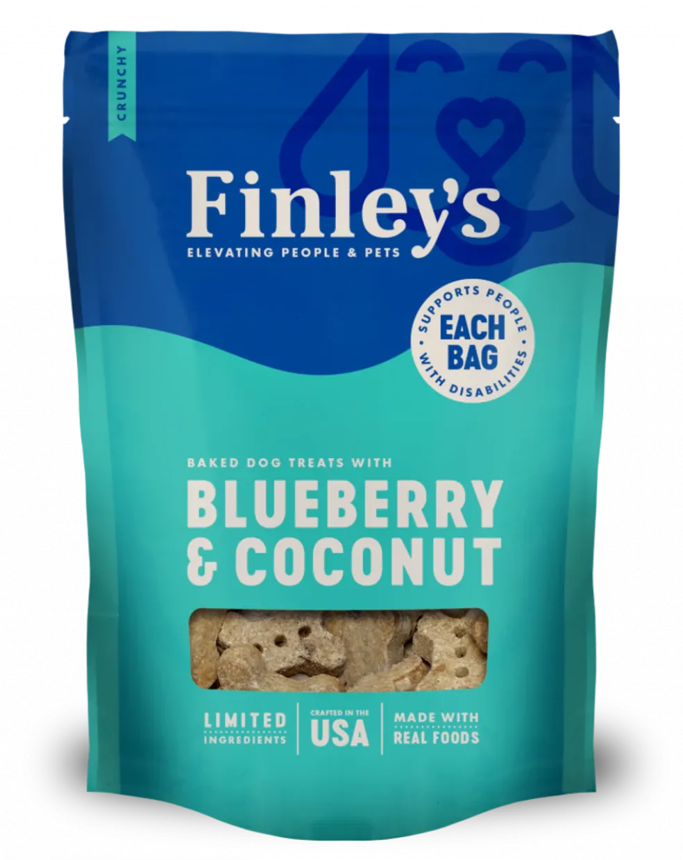 Finleys Blueberry & Coconut Crunchy Biscuits